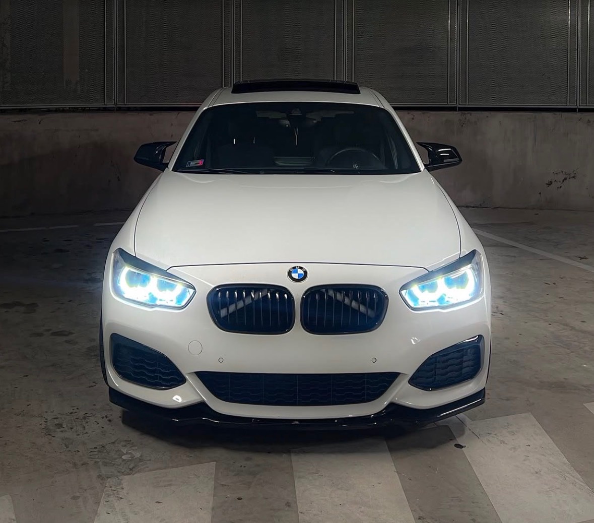 Gloss Black F20 LCI Maxton Style Front Lip