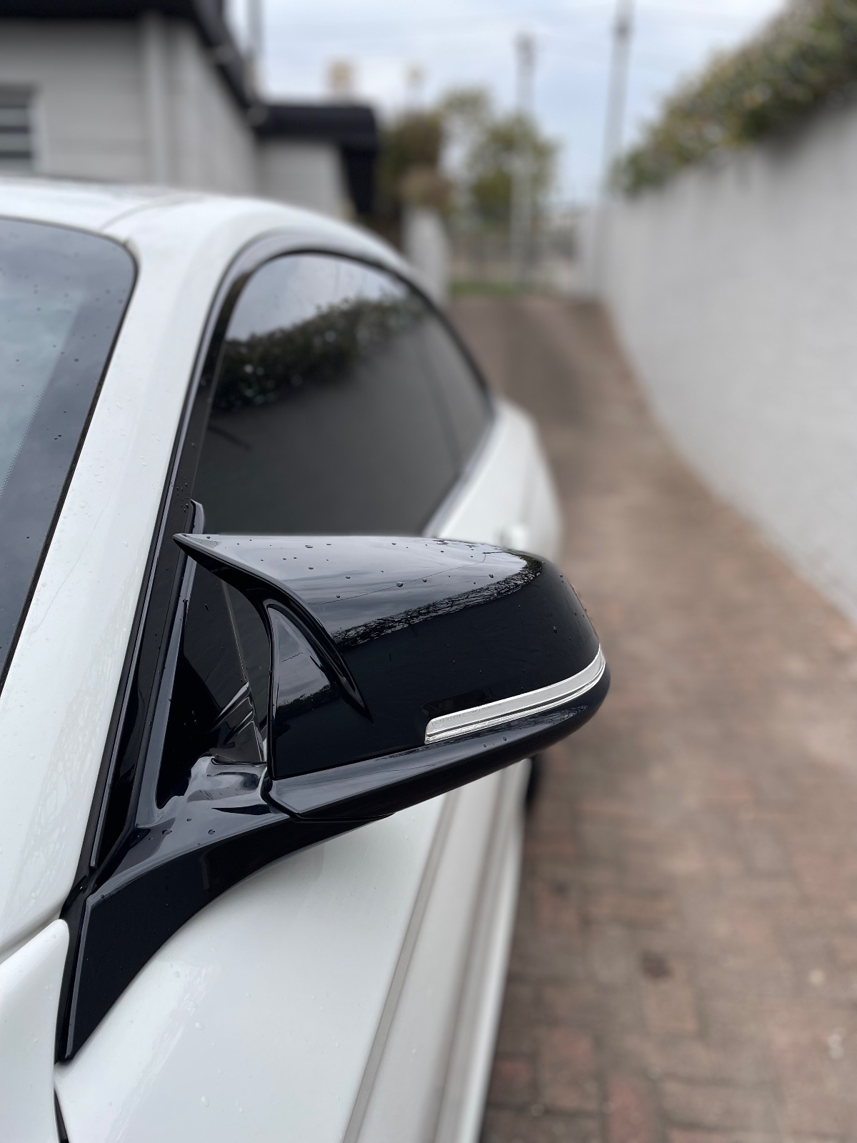 Gloss Black M Style Mirror Caps
