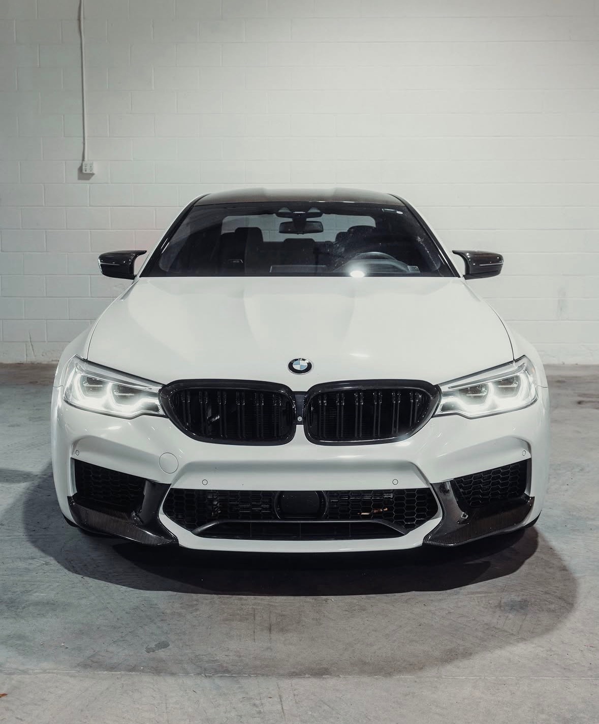 Carbon Fibre F90 Pre LCI M Performance Front Splitters 