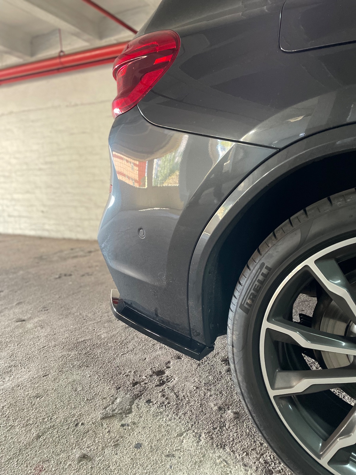 Gloss Black Pre LCI Rear Diffuser Extensions 