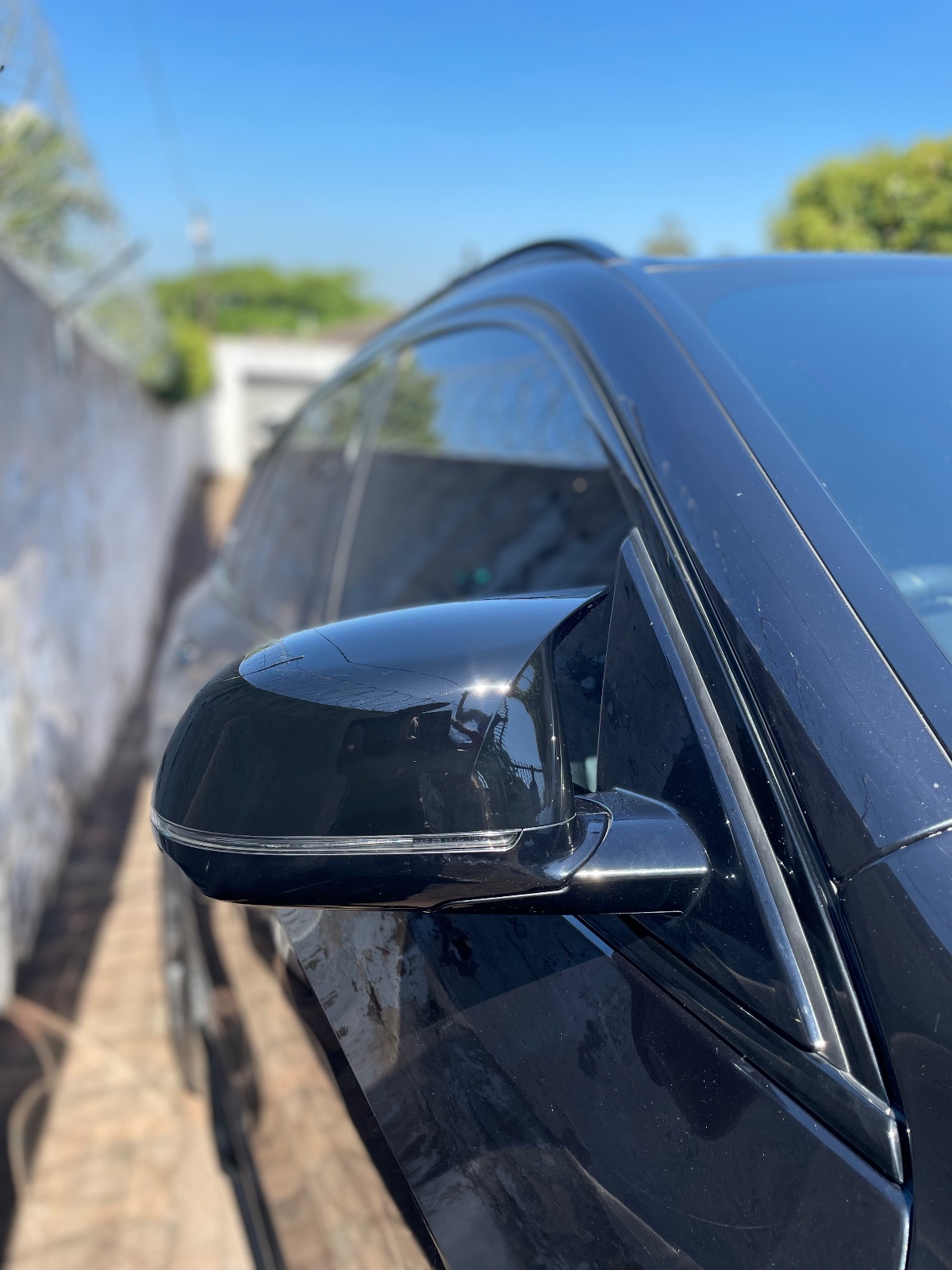 Gloss Black M Style Mirror Caps