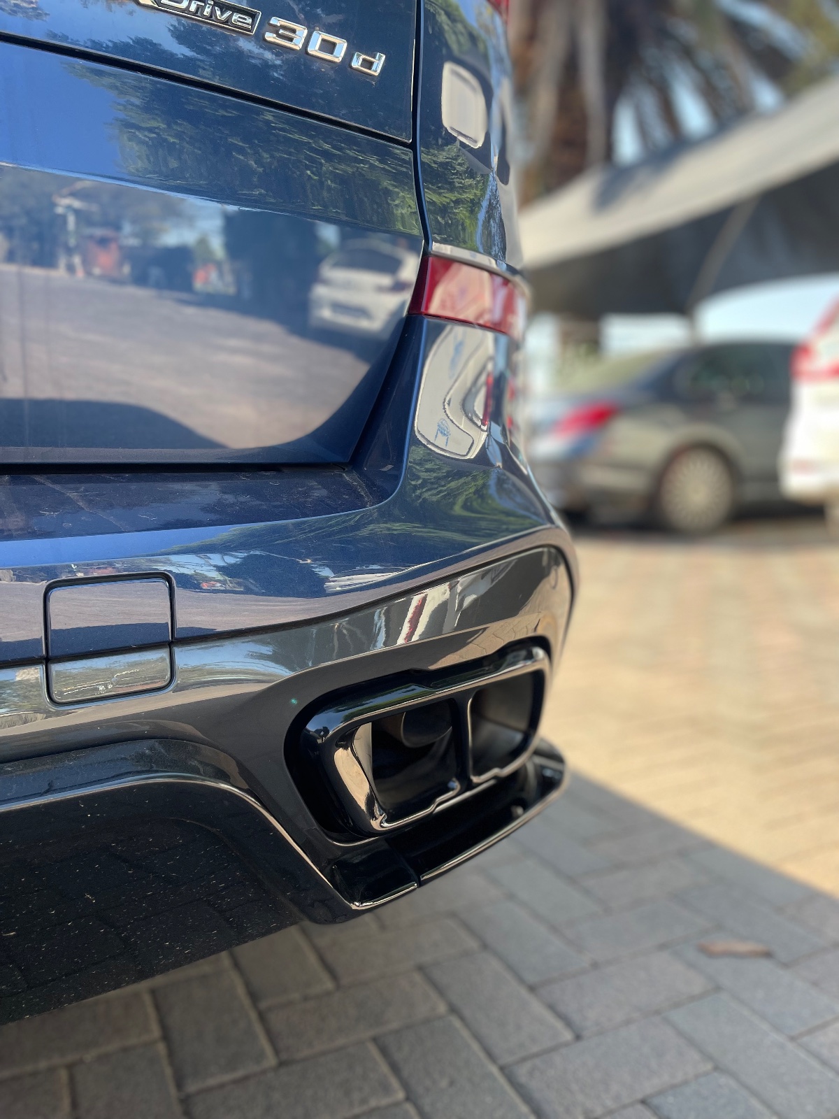 Gloss Black Steel Tailpipe Covers 