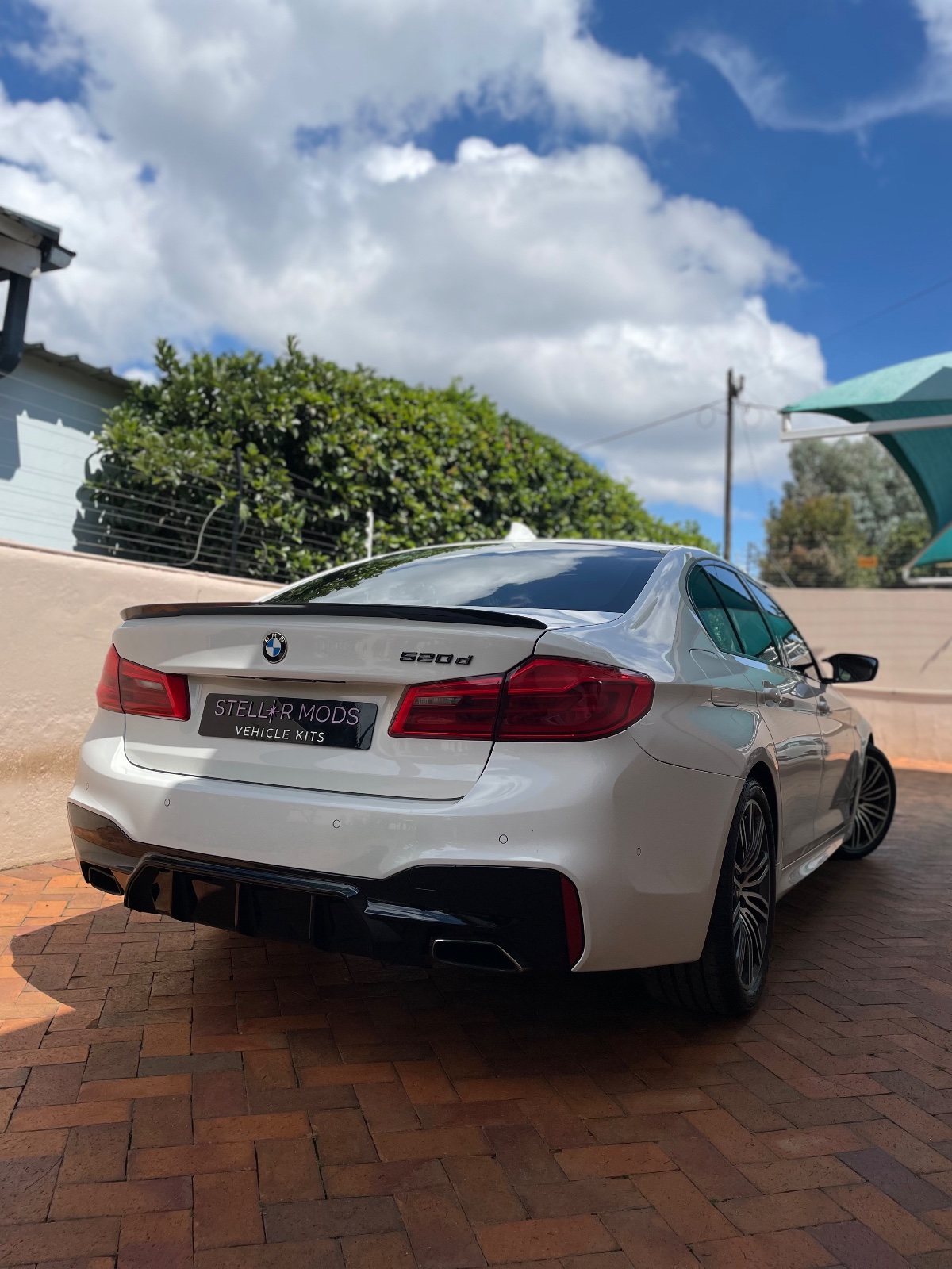 Gloss Black Pre LCI M5 Style Rear Diffuser