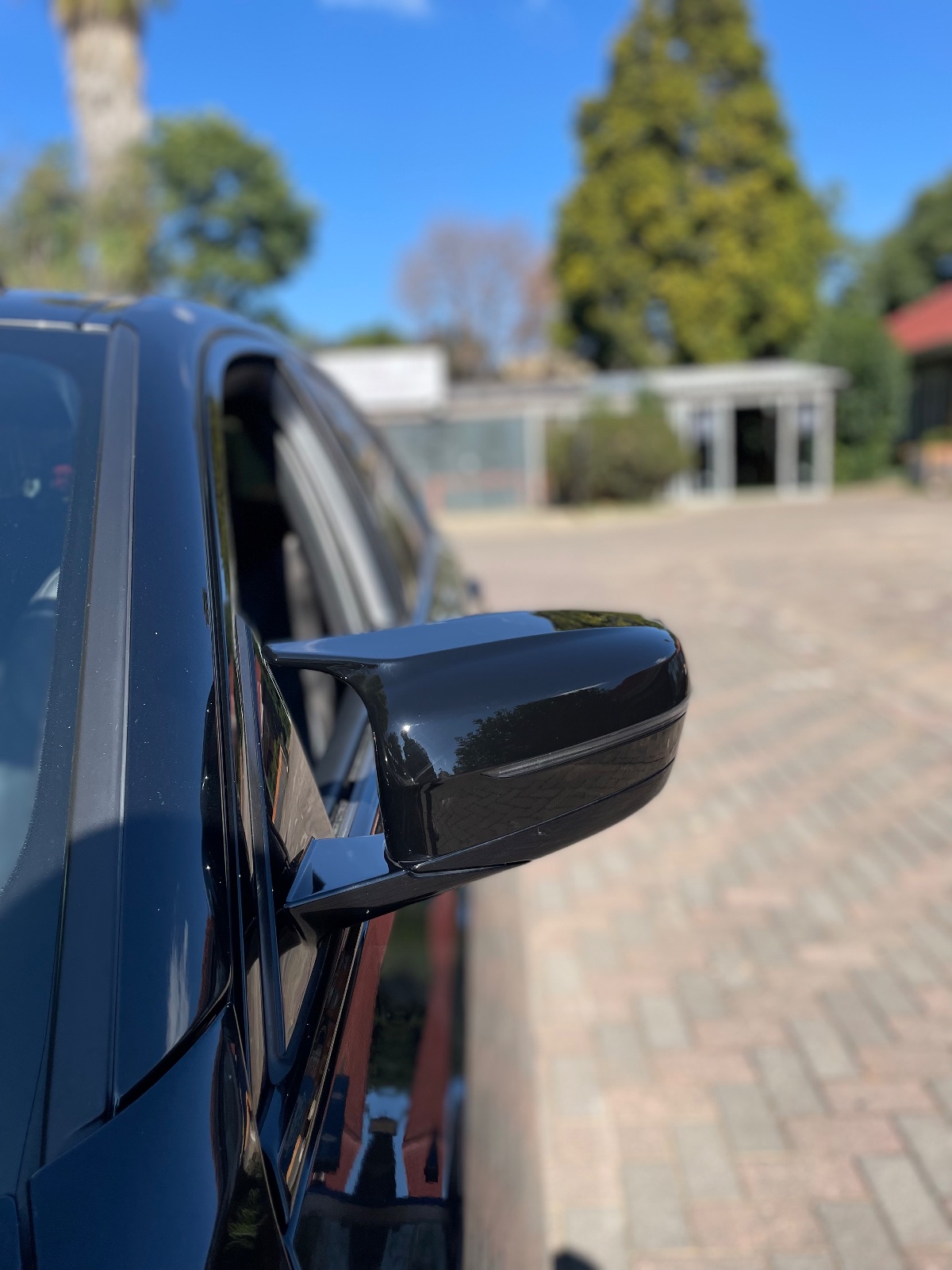 Gloss Black M Style Mirror Caps