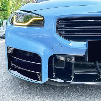 Gloss Black Dual Slat Air Duct Inserts