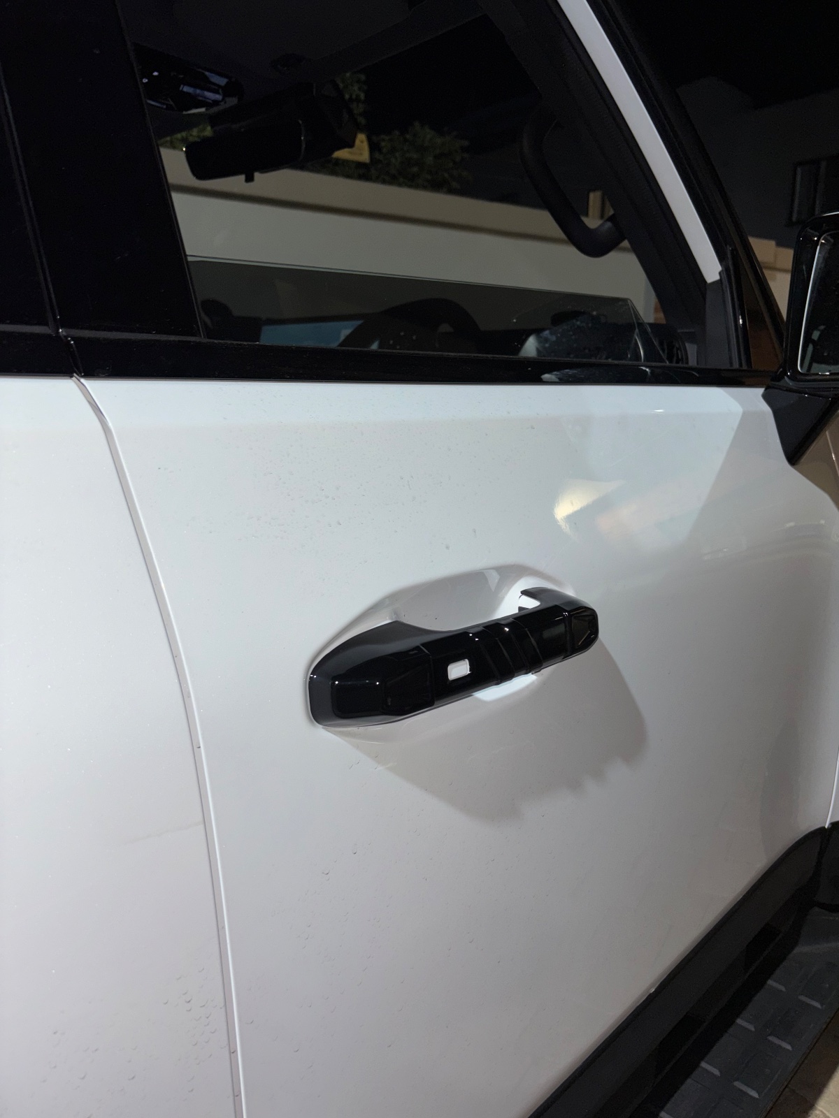 Gloss Black Door Handle Covers