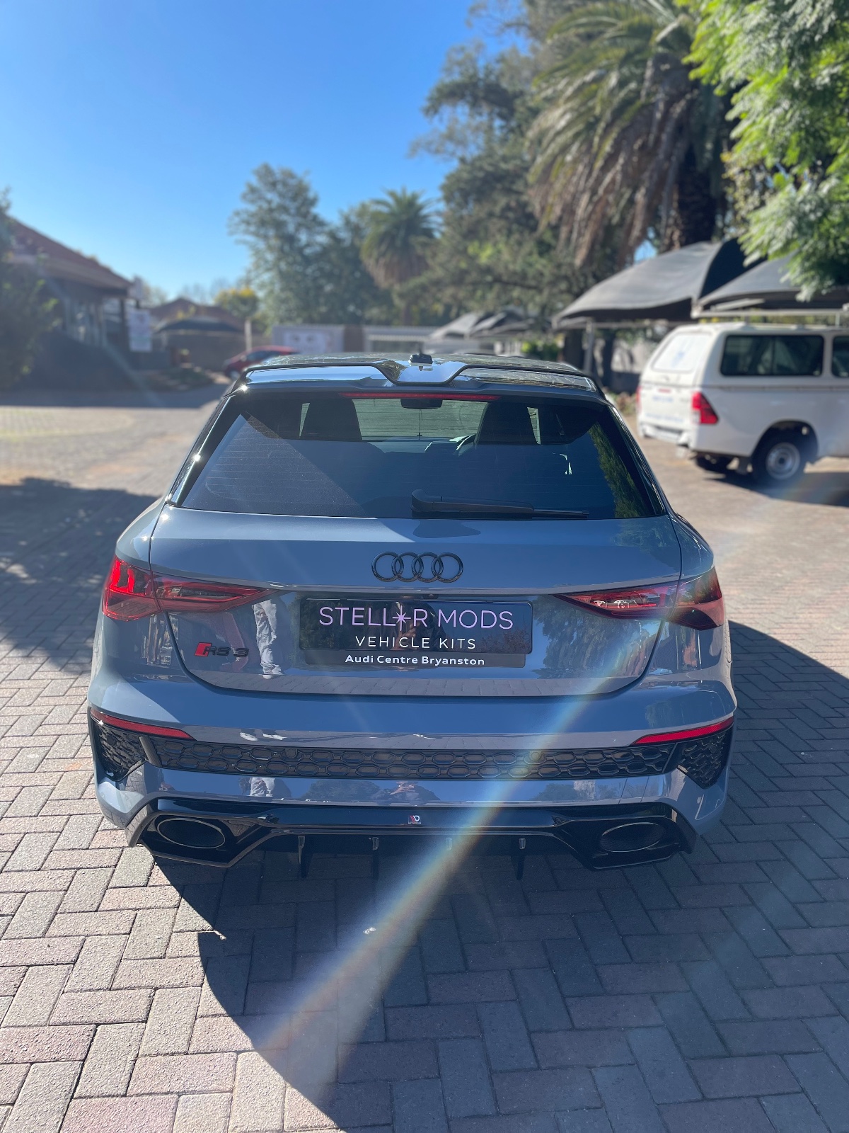 Carbon Fibre Audi RS3 8Y Hatch Audi Sport Style Roof Spoiler 