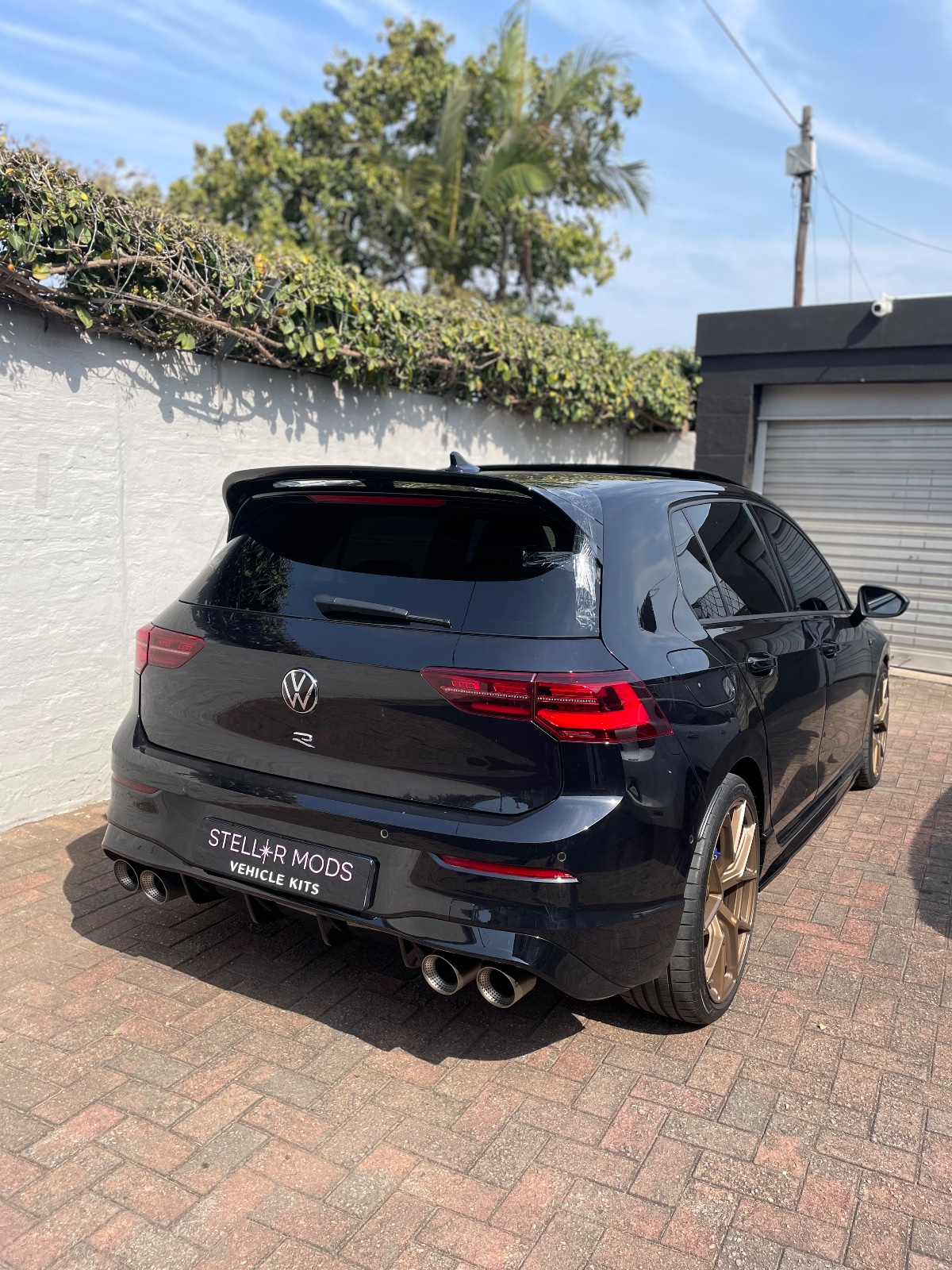 Gloss Black GTI/R Clubsport Style Roof Spoiler